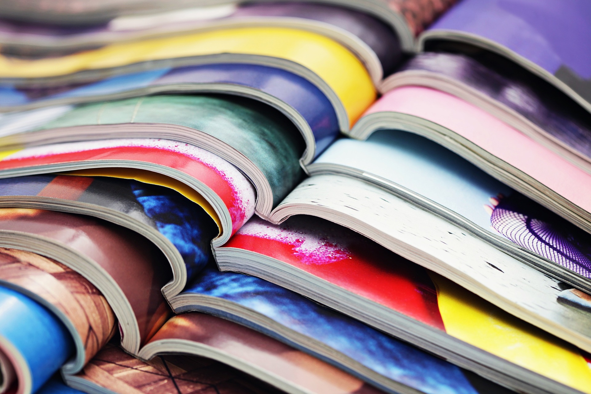 Printed magazines